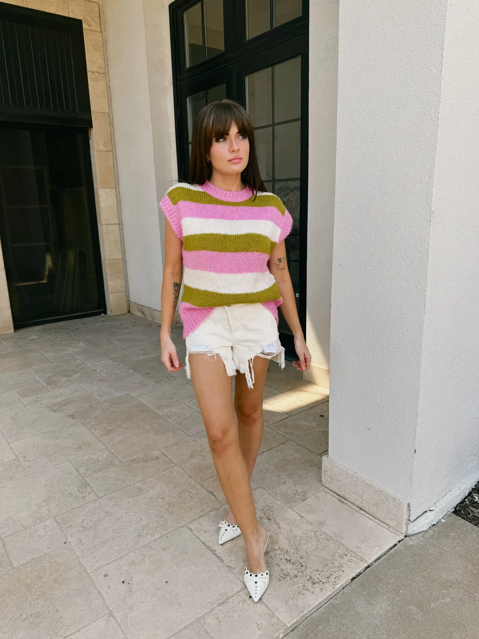 Frnch Cisse Sweater - Rose