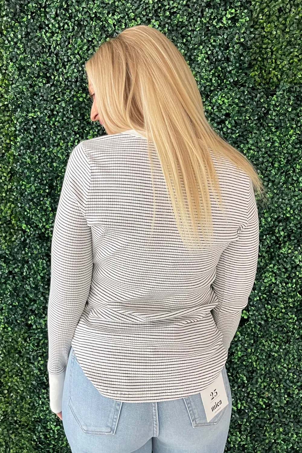 Henley Top with Contrast
