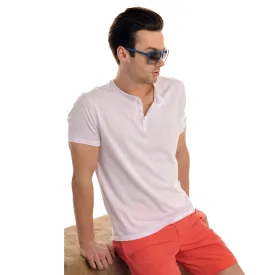 Henley, White
