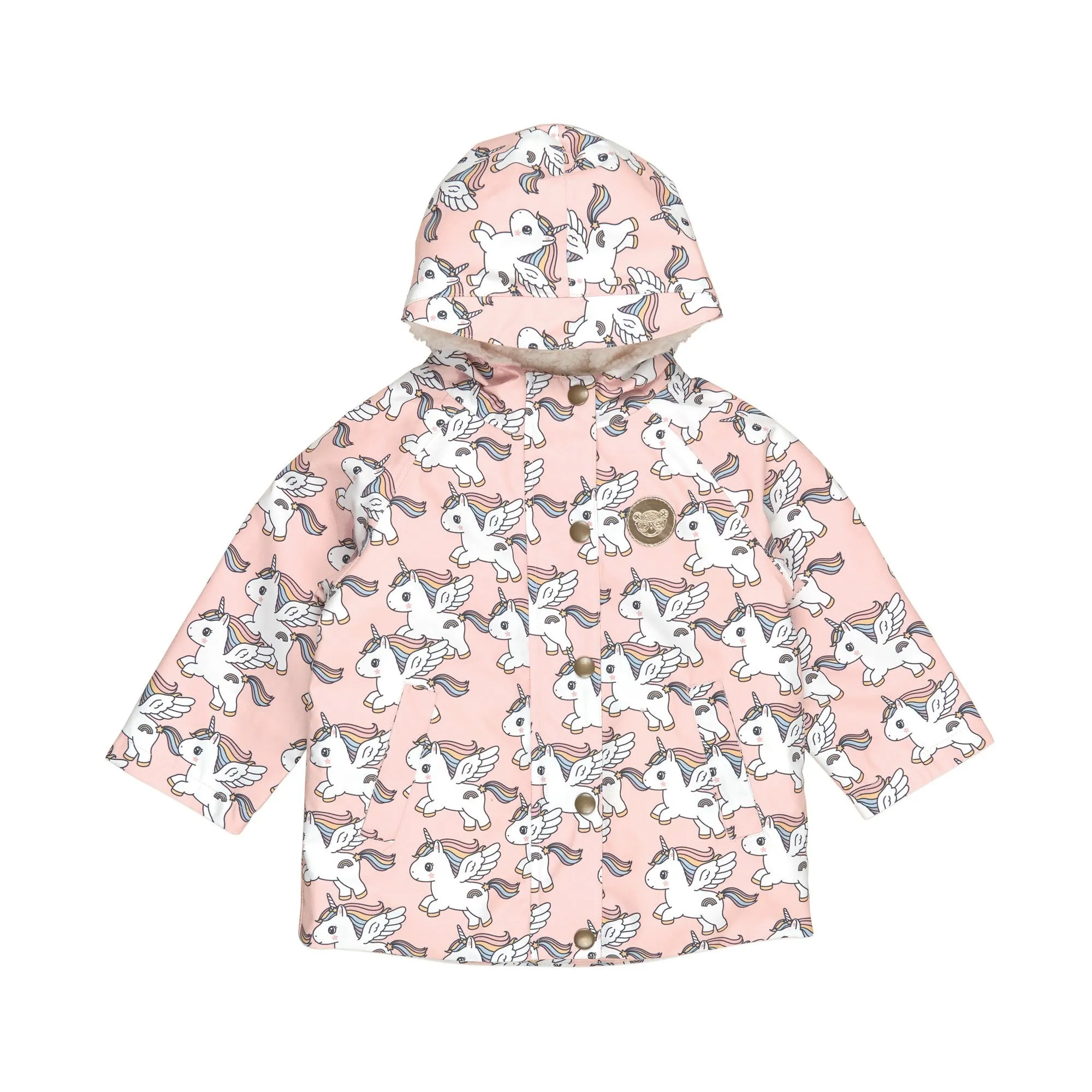 Huxbaby Magical Unicorn Raincoat - Rosebud