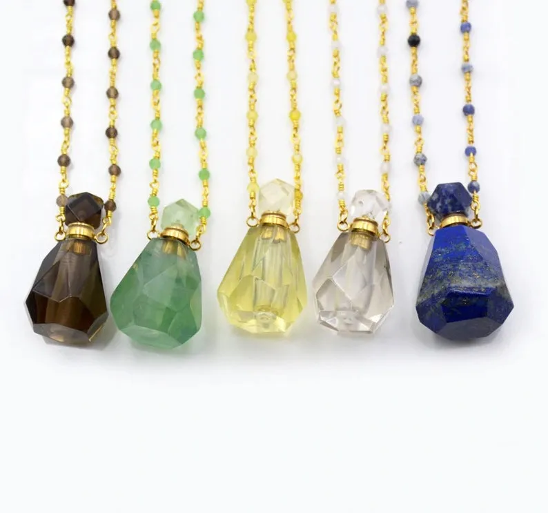 Miraculous Crystal Perfume Bottle Pendants