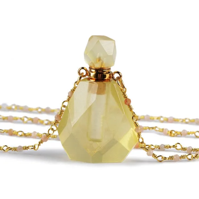 Miraculous Crystal Perfume Bottle Pendants
