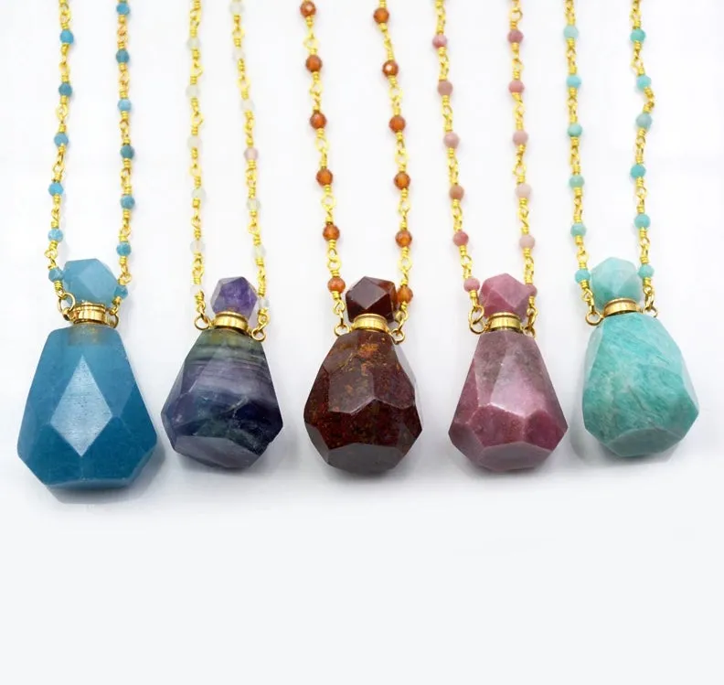 Miraculous Crystal Perfume Bottle Pendants