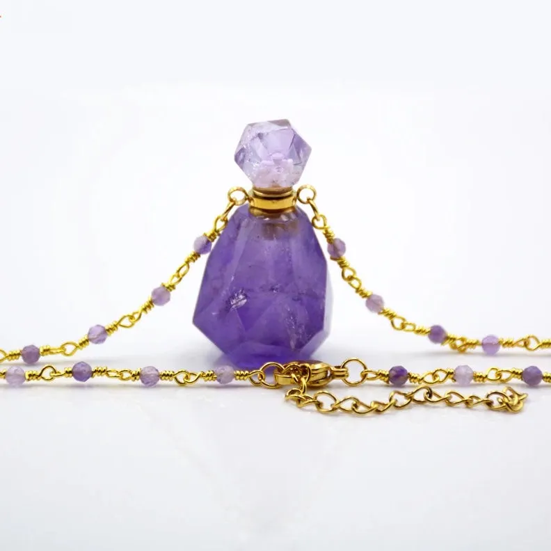 Miraculous Crystal Perfume Bottle Pendants