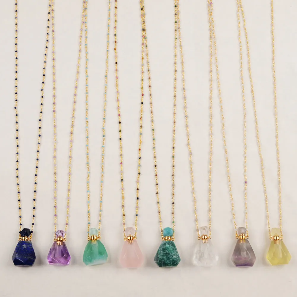 Miraculous Crystal Perfume Bottle Pendants