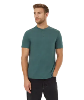Ten Tree Mens Treeblend Henley Tshirt