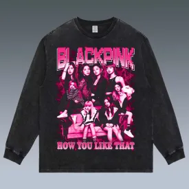 VINTAGE LONG SLEEVE TEE | BLACK PINK