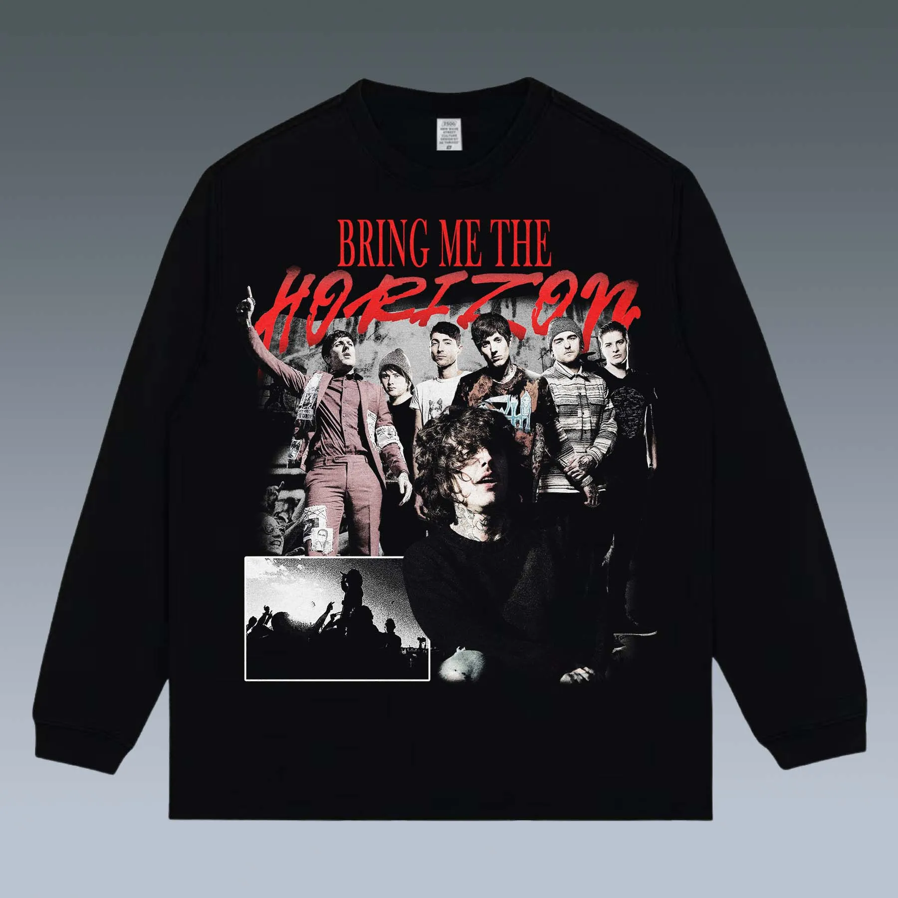 VINTAGE LONG SLEEVE TEE | BRING ME THE HORIZON