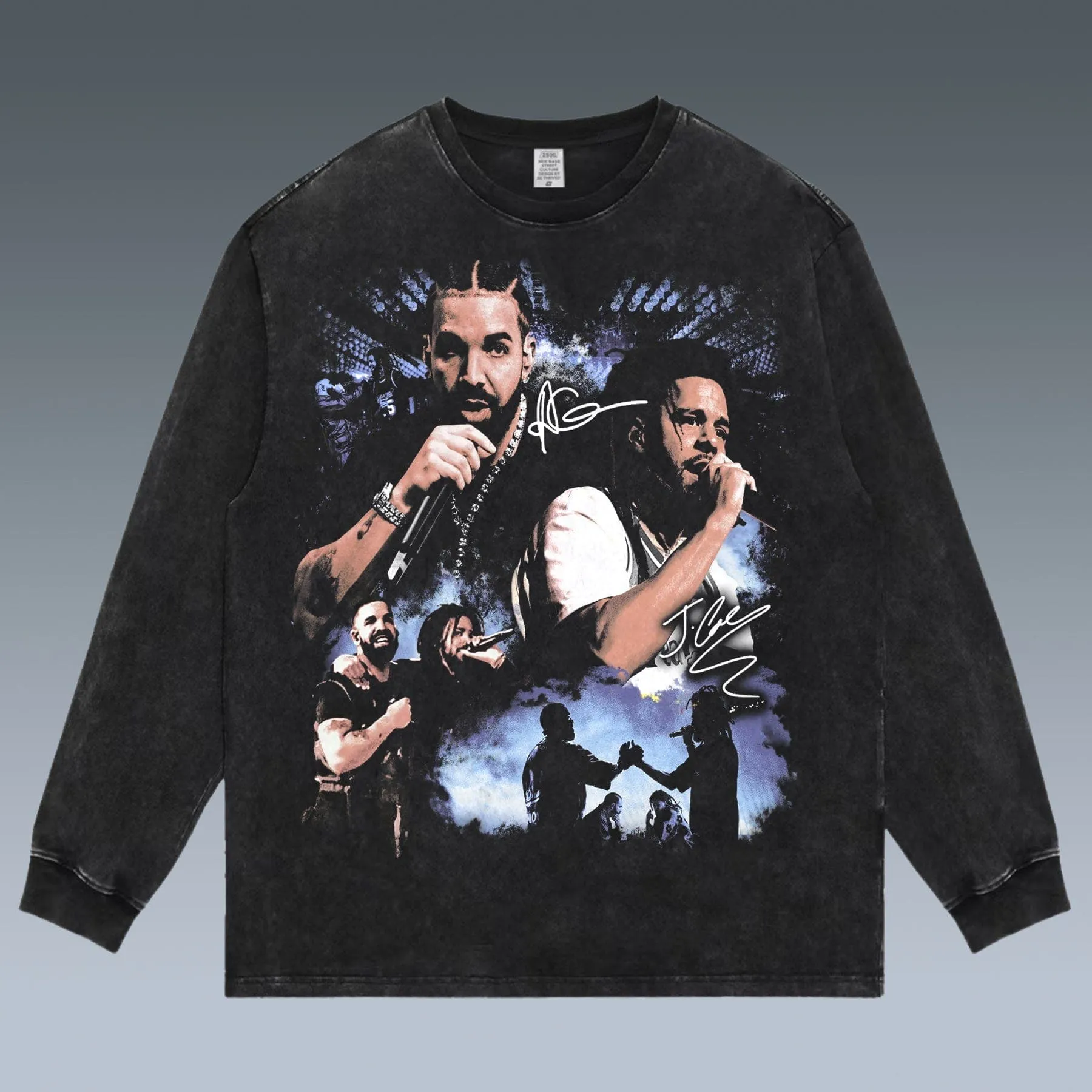 VINTAGE LONG SLEEVE TEE | DRAKE & J COLE