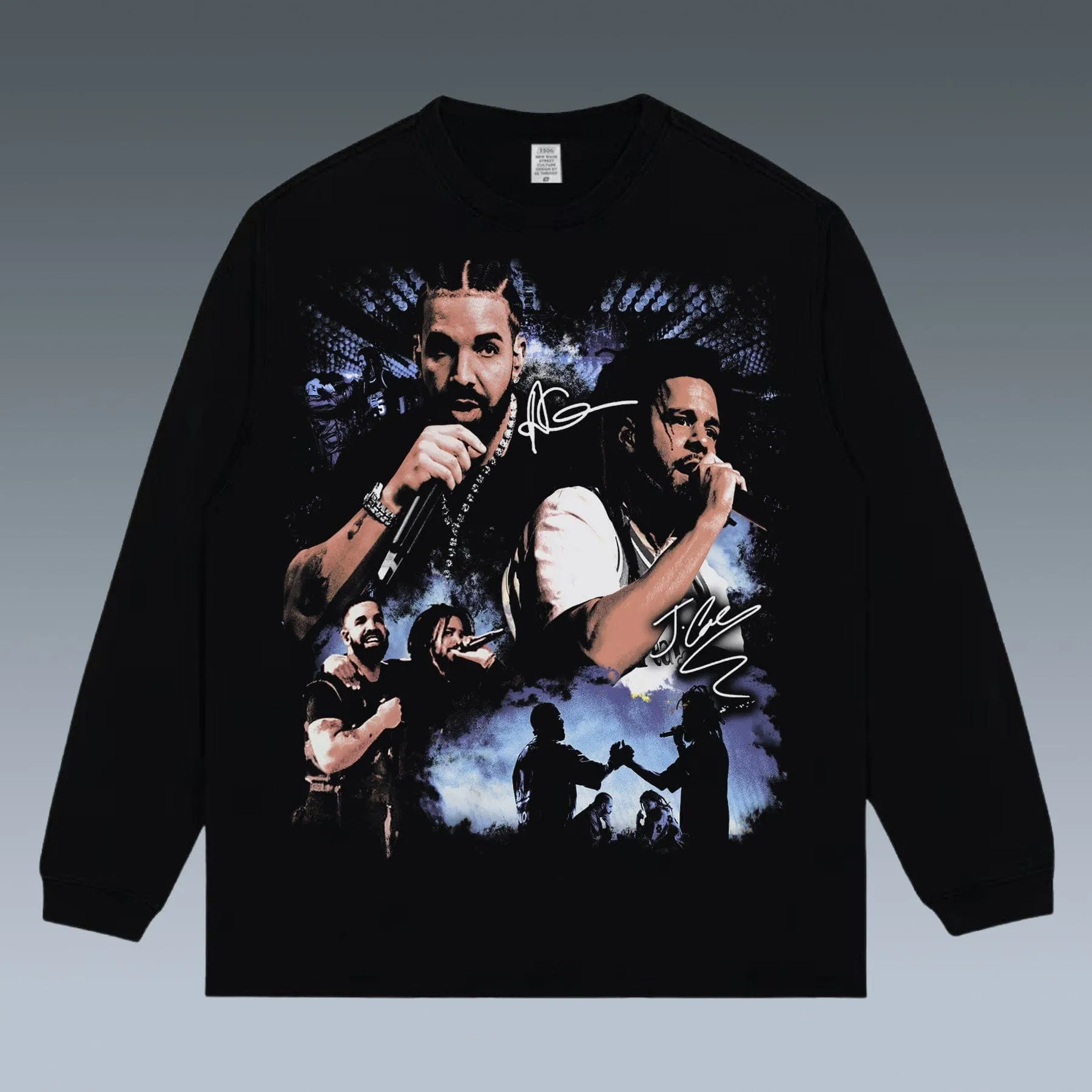 VINTAGE LONG SLEEVE TEE | DRAKE & J COLE