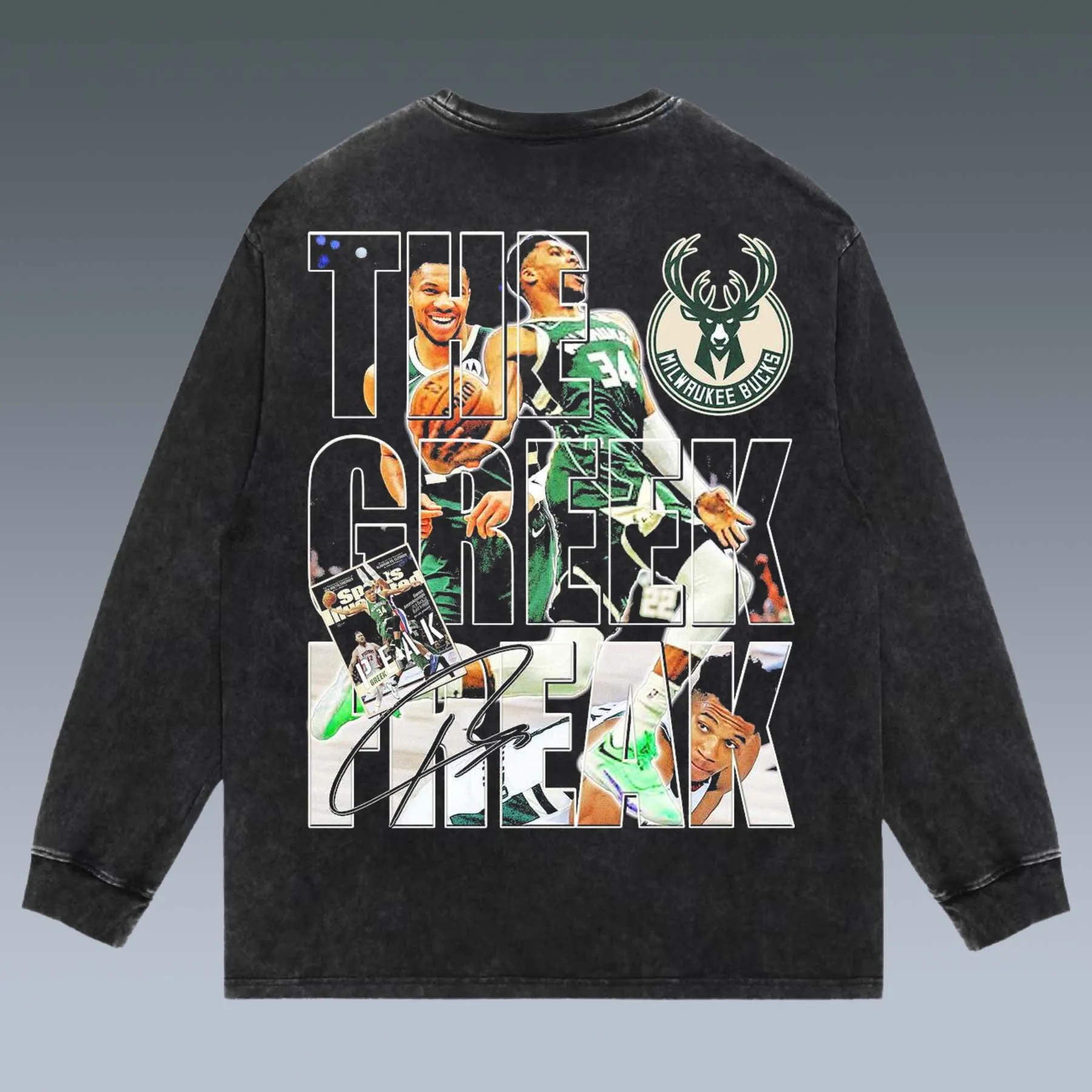 VINTAGE LONG SLEEVE TEE | GIANNIS ANTETOKOUNMPO