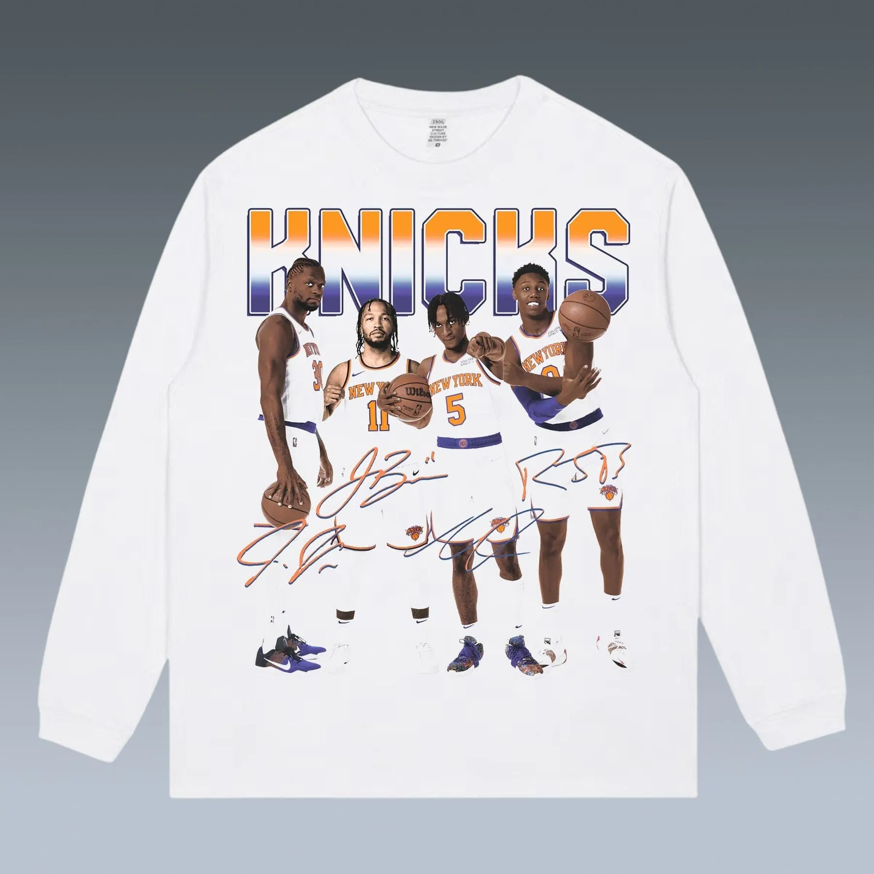 VINTAGE LONG SLEEVE TEE |  KNICKS
