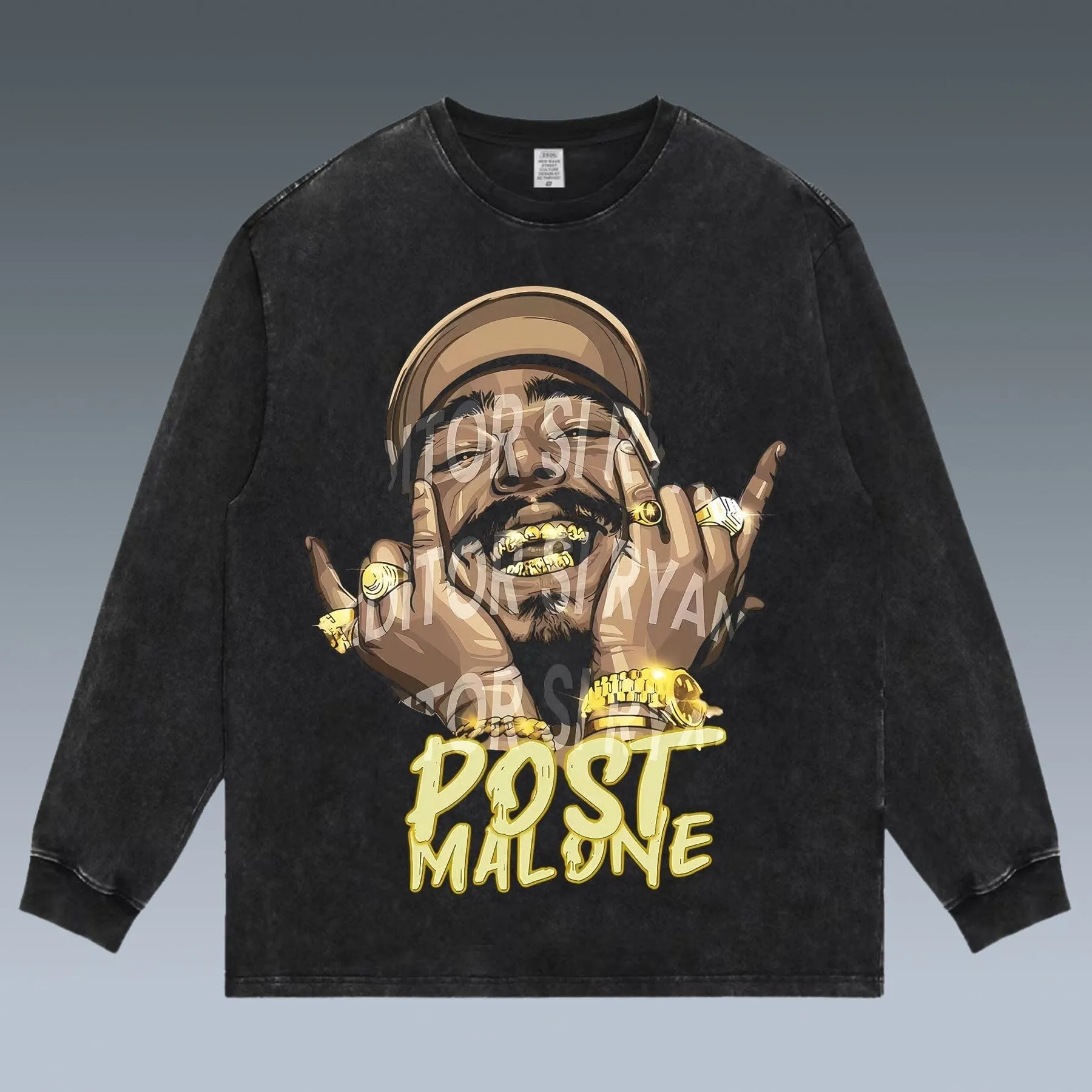 VINTAGE LONG SLEEVE TEE | POST MALONE