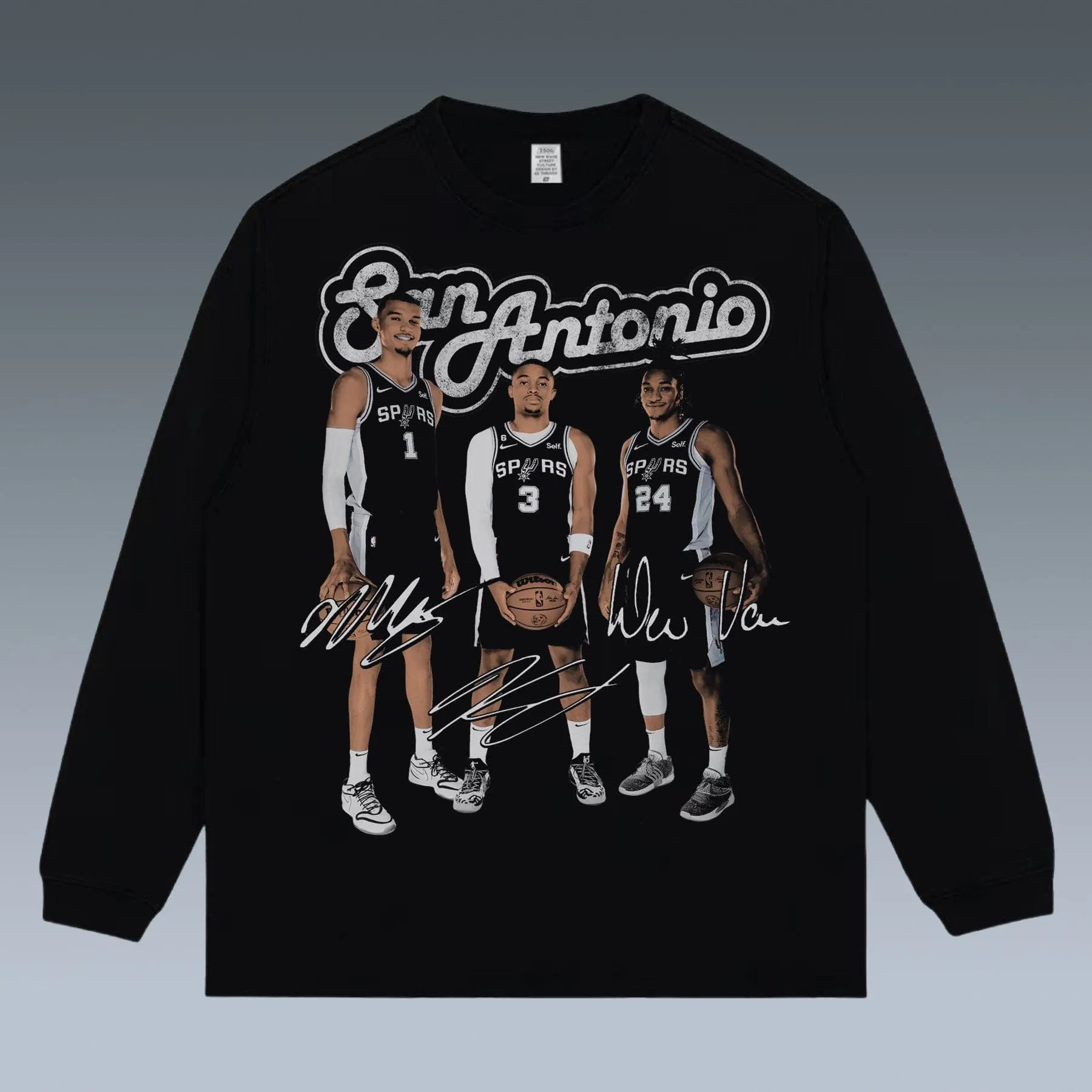 VINTAGE LONG SLEEVE TEE | SAN ANTONIO SPURS