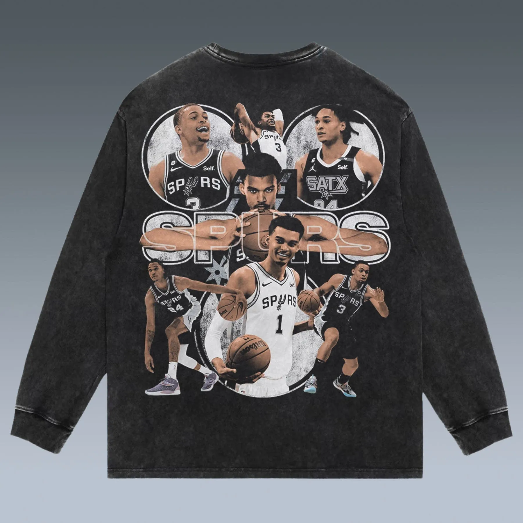 VINTAGE LONG SLEEVE TEE | SAN ANTONIO SPURS
